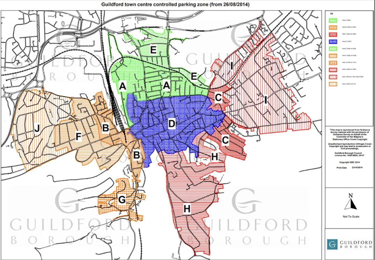 Guildford Town Centre With Parking Lejlighed Eksteriør billede